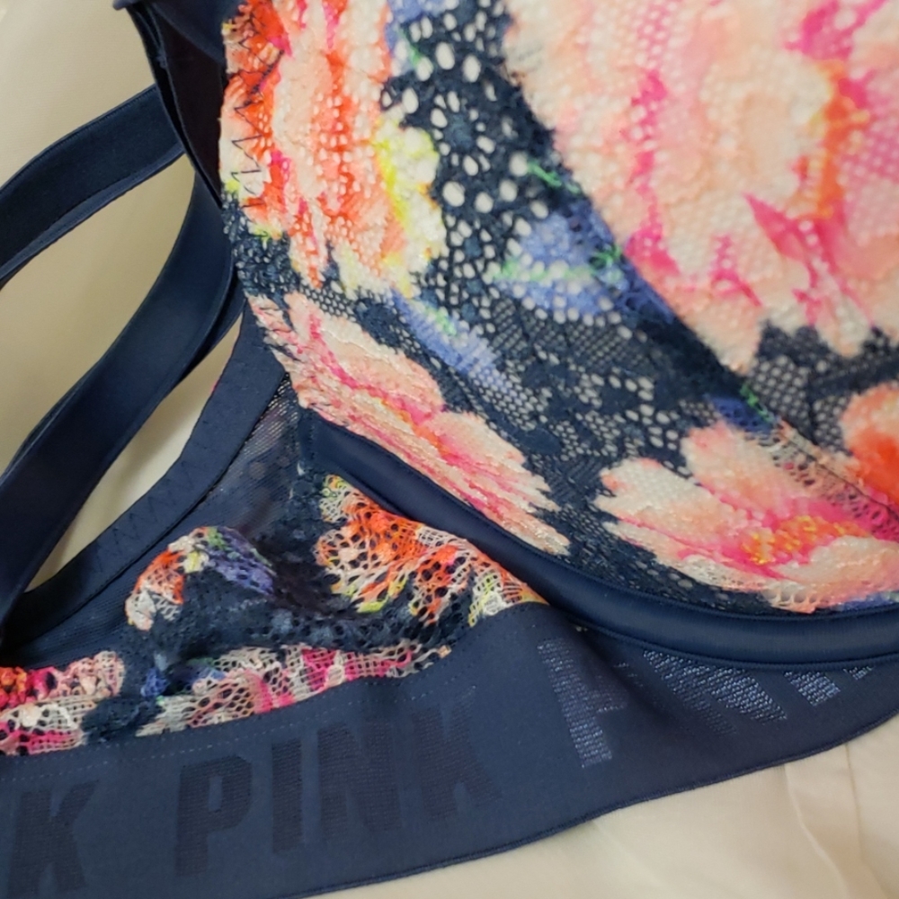 PINK VICTORIA SECRET BRASSIERE SZ 34DD - Picture 4 of 8